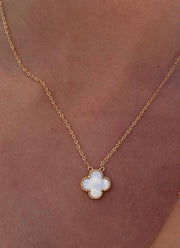 White Clover Necklace